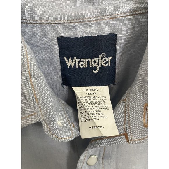 Vtg Usa Wrangler 730mw Mens 15x33 65 